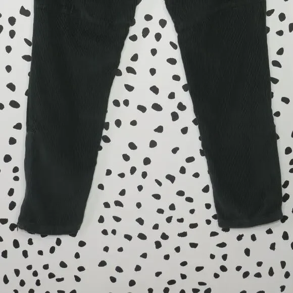 Free People Green London Calling Slouchy Cord Pants - Picture 8 of 14